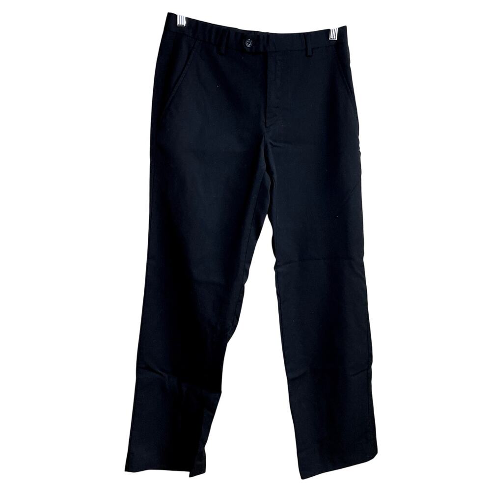 Alfani slim fit 100% wool black trousers men's 30W/30L pockets business casual